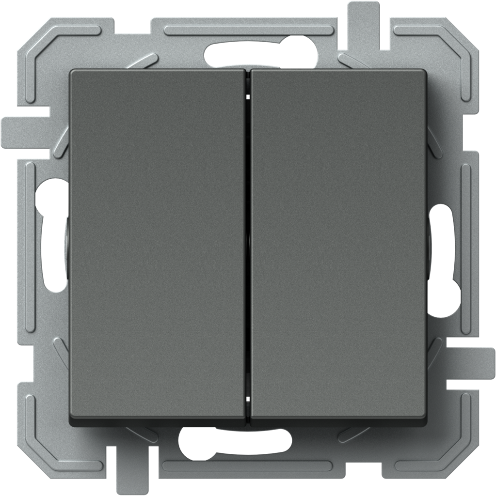 Сериен бутон цвят Антрацит Logiq TEM