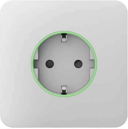 Лицев панел за контакт Smart шуко самостоятелен, бял, SoloCover Ajax