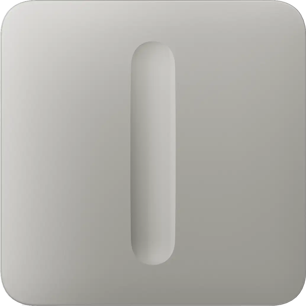 Лицев панел за Smart димер самостоятелен, слюда, SoloButton Ajax