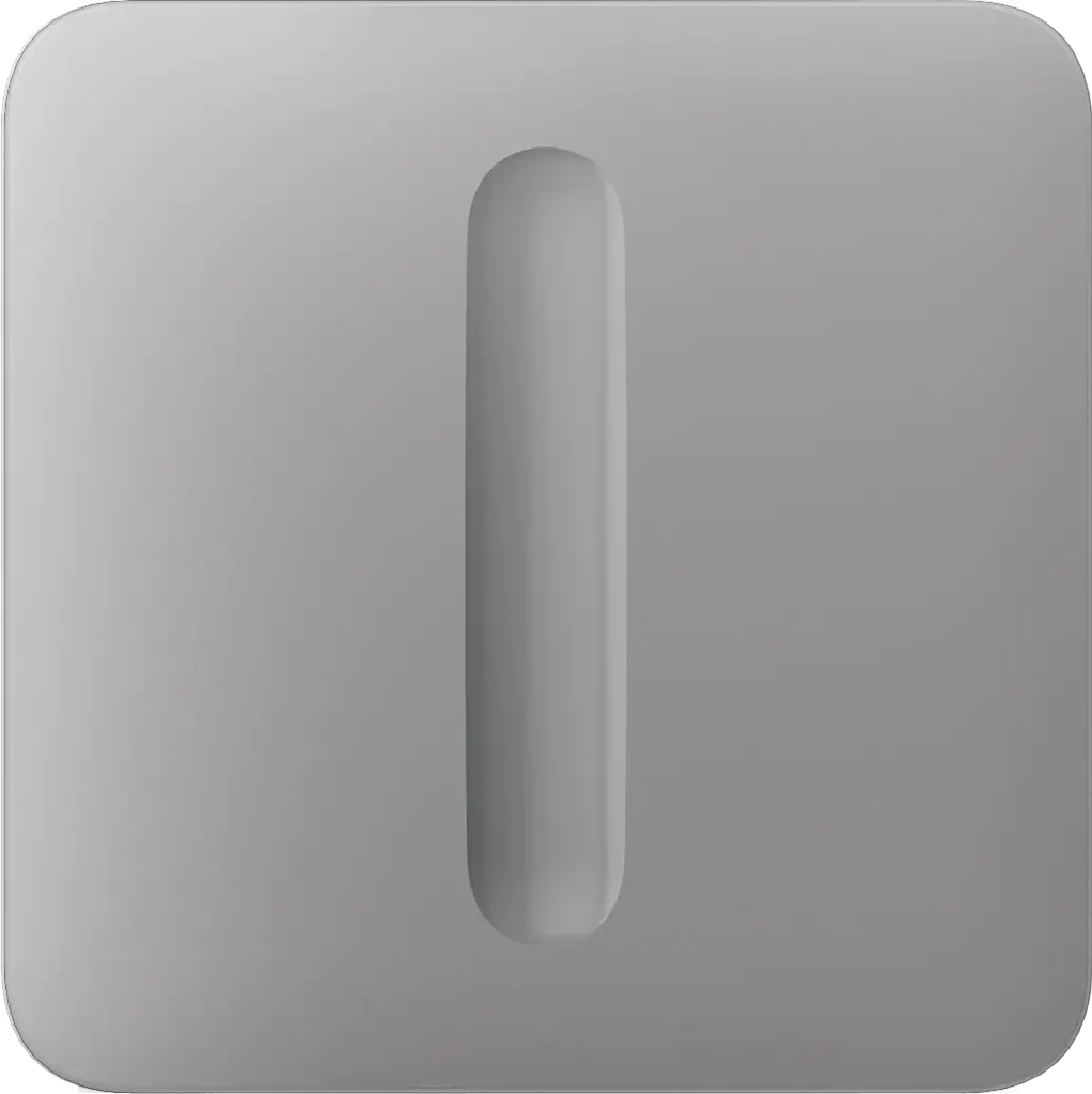 Лицев панел за Smart димер самостоятелен, мъгла, SoloButton Ajax