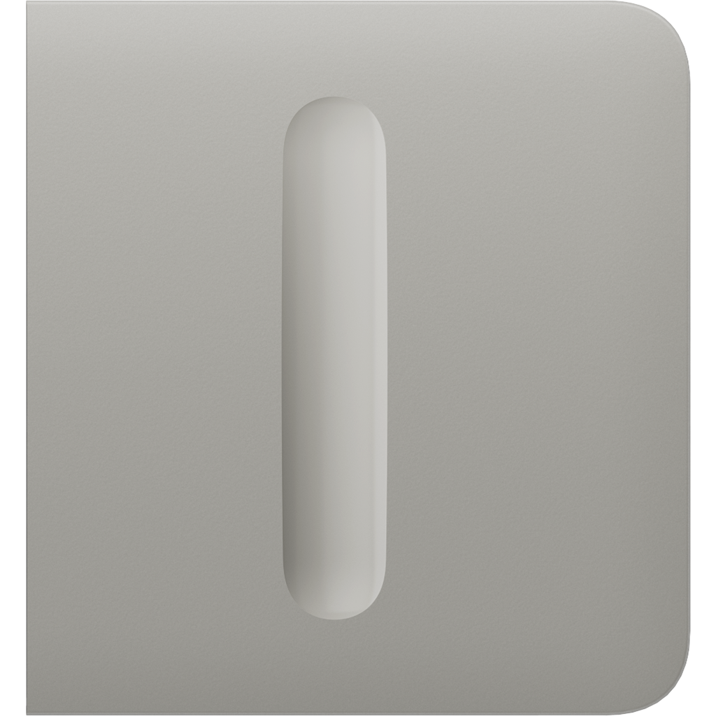 Лицев панел за Smart димер страничен, слюда, SideButton Ajax