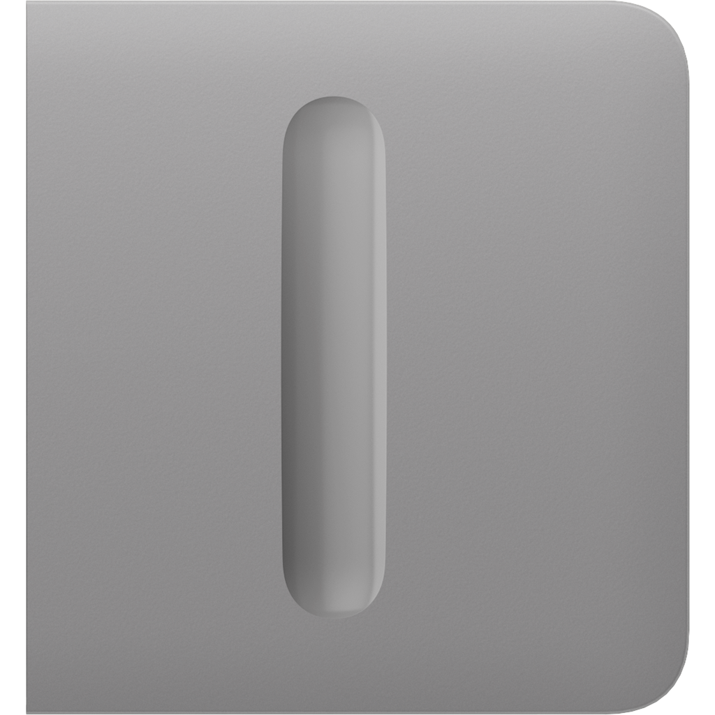 Лицев панел за Smart димер страничен, мъгла, SideButton Ajax