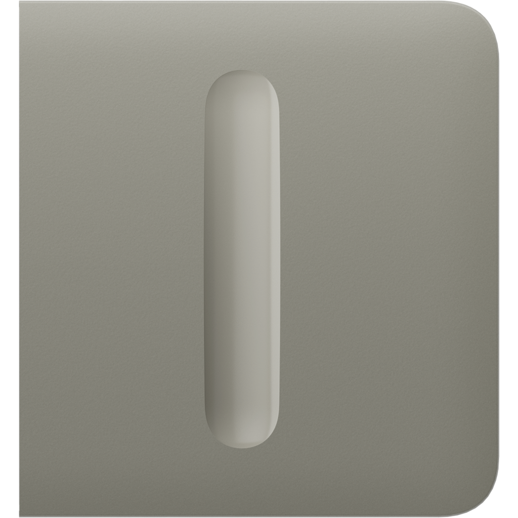 Лицев панел за Smart димер страничен, маслина, SideButton Ajax