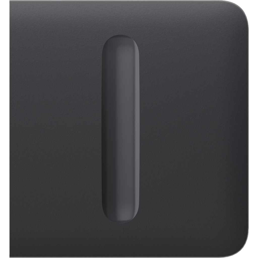 Лицев панел за Smart димер страничен, графит, SideButton Ajax