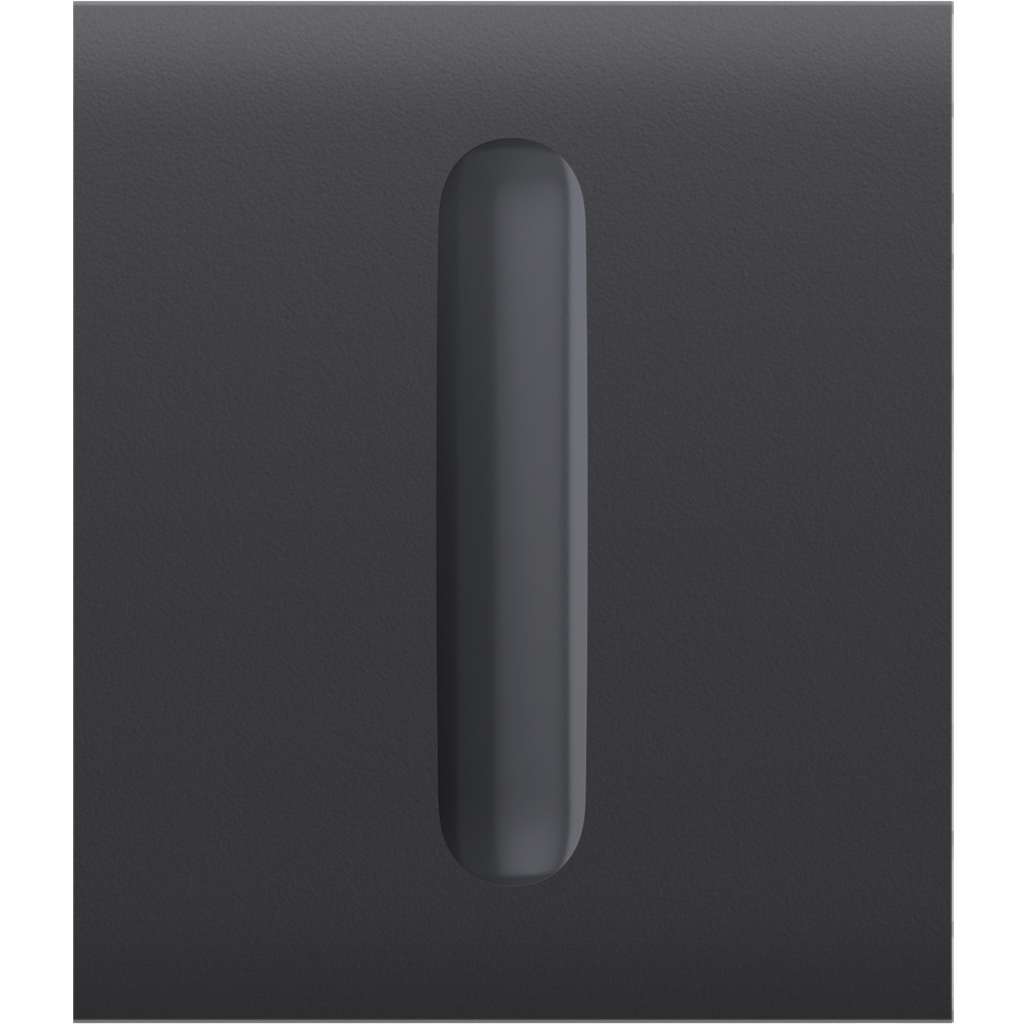 Лицев панел за Smart димер централен, графит, CenterButton Ajax