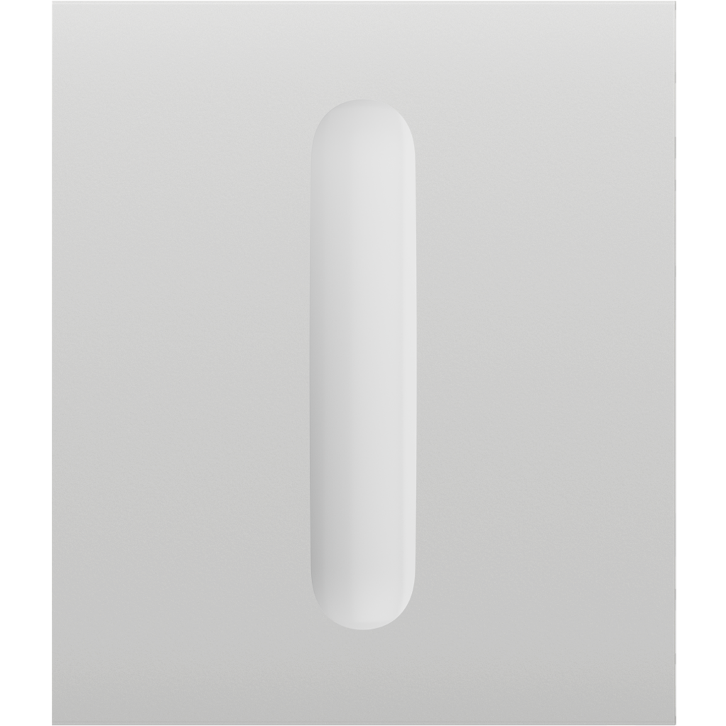 Лицев панел за Smart димер централен, бял, CenterButton Ajax