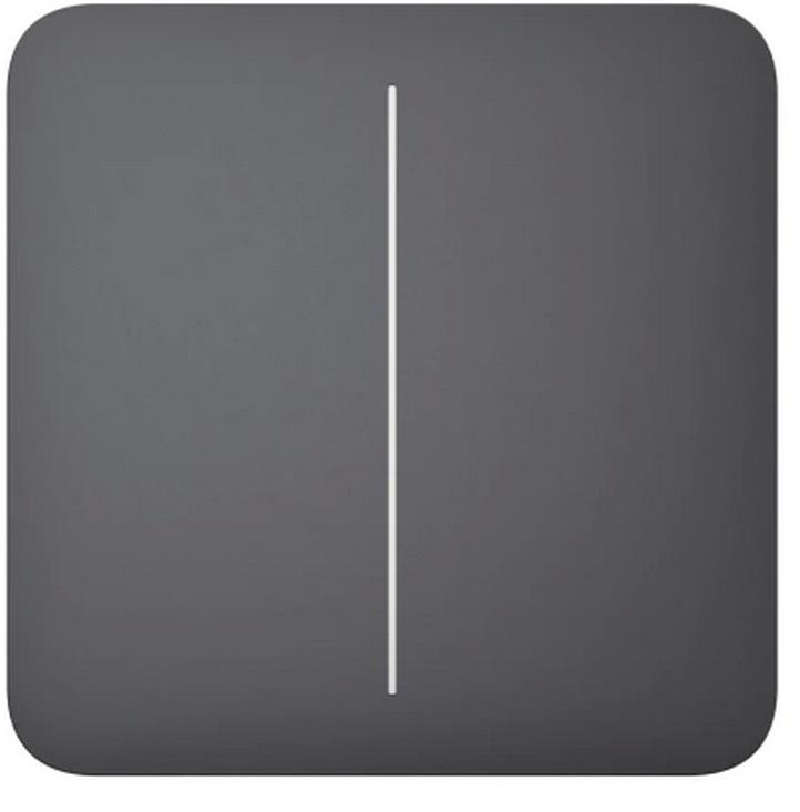 Лицев панел за Smart ключ сериен самостоятелен, графит, SoloButton Ajax