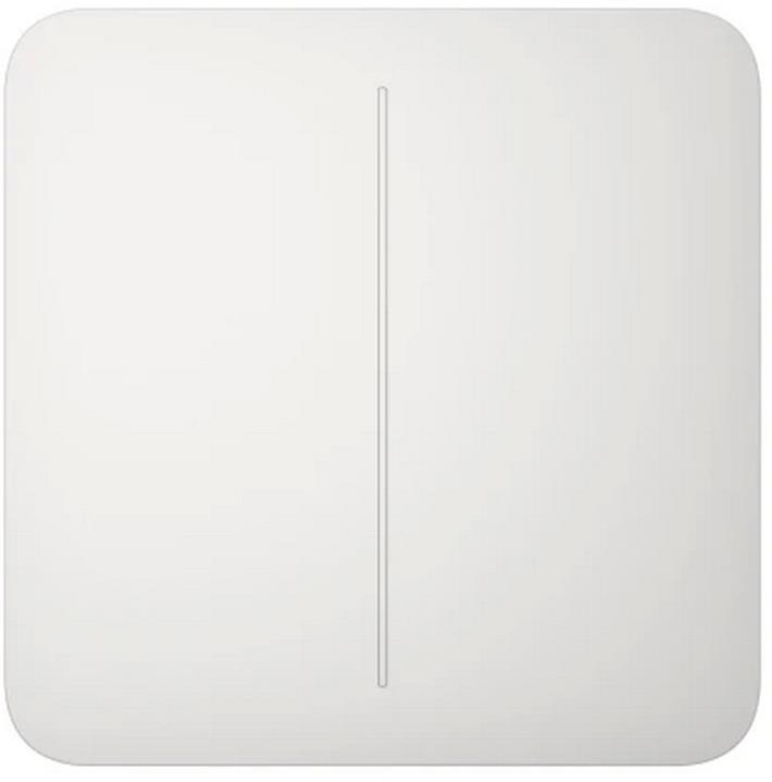 Лицев панел за Smart ключ сериен самостоятелен, бял, SoloButton Ajax