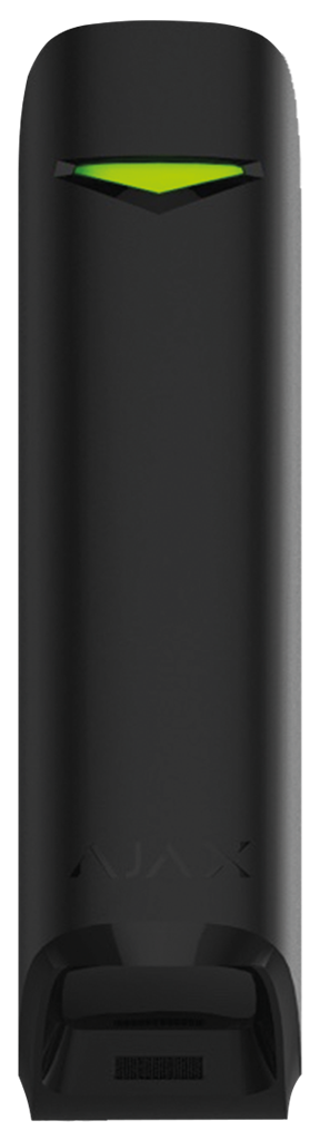 Безжичен датчик за движение PIR, 6°, обхват 15m @ h=2.4m, IP50, черен, MotionProtect Curtain Ajax