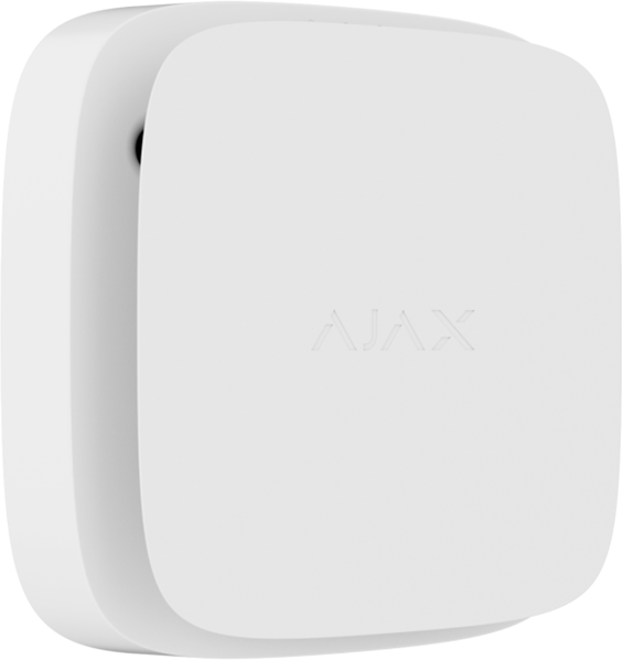 Безжичен датчик за топлина, със сирена 85dB, бял, FireProtect 2 RB Ajax