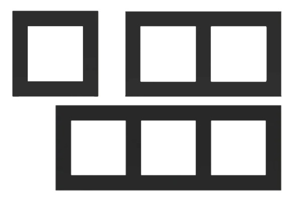 Рамки 55x55 Deep FF/Linea71/20Venti Fenix Ekinex