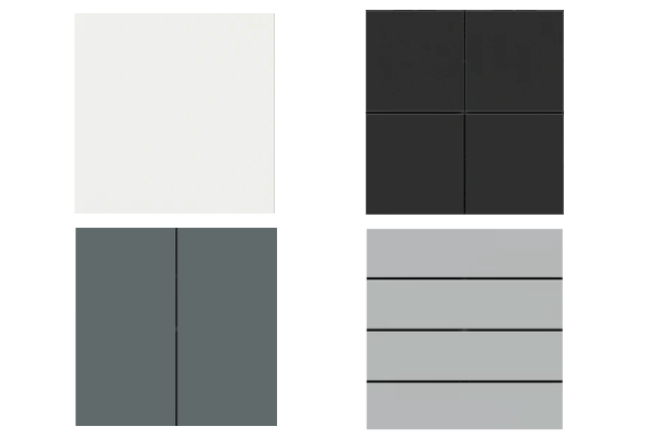 Лицеви панели 60x60 Linea71 Fenix Ekinex