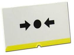 Комплект (10 бр.) резервни стъкла за бутон, KAC Honeywell