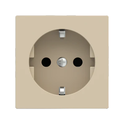 Лицев панел за контакт шуко 55x55 Fenix Beige Luxor EKINEX