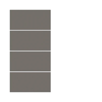 Лицев панел за 4 бутона 30x15 20venti Fenix Grey London EKINEX