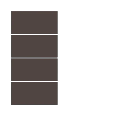 Лицев панел за 4 бутона 30x15 20venti Fenix Cocoa Orinoco EKINEX