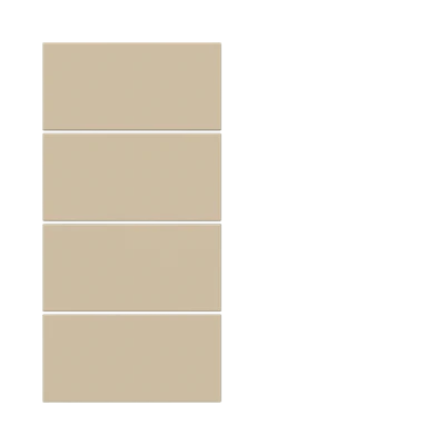 Лицев панел за 4 бутона 30x15 20venti Fenix Beige Luxor EKINEX