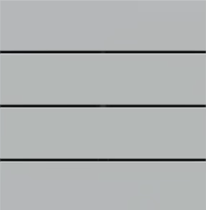 Лицев панел за 4 бутона хоризонтално 60x15 Linea71 Fenix Grey Ephesus EKINEX