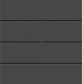 Лицев панел за 4 бутона хоризонтално 60x15 Linea71 Fenix Grey Bromine EKINEX