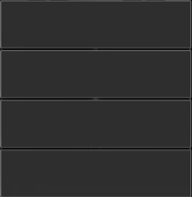 Лицев панел за 4 бутона хоризонтално 60x15 Linea71 Fenix Black Ingo EKINEX