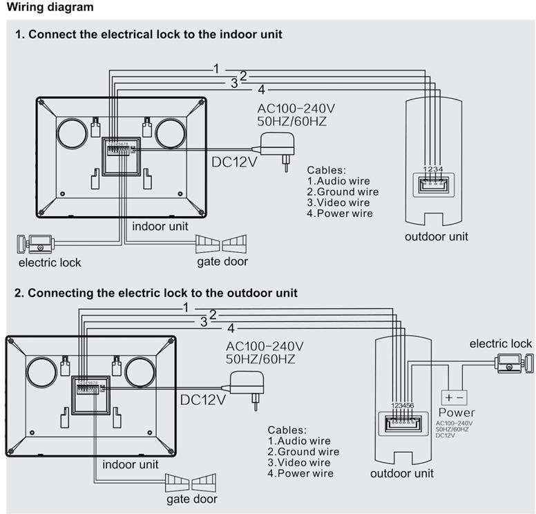 Видео-домофон комплект 7