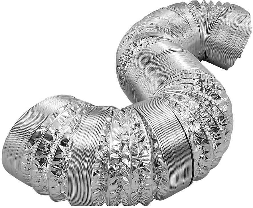 Гъвкава тръба за въздуховод Ø100 алуминиева 3м Commel