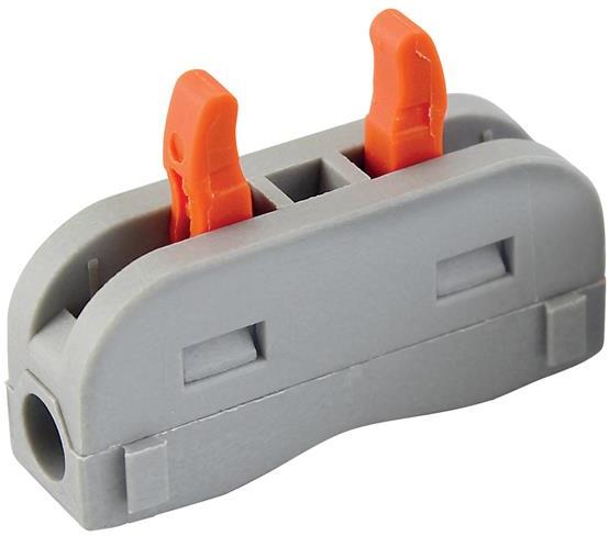 Бърза връзка отваряема 1P/1х0,2-4мм2 за гъвкав/твърд проводник 32A 250V (блист. 10 бр.) Commel