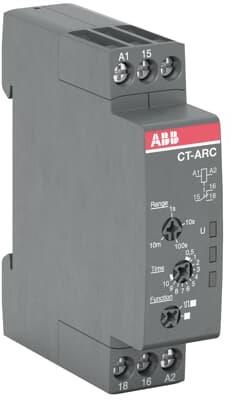 Реле за време, закъснение при изключване, CT-ARC, 2x 0.05s…10m, 1c/o 4A, 24...240Vac/dc ABB