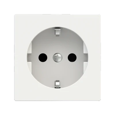 Лицев панел за контакт шуко 55x55 Fenix White Malè EKINEX