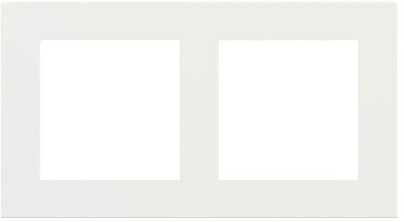 Рамка 2х 55x55 Deep FF/Linea71/20Venti Fenix White Malè EKINEX