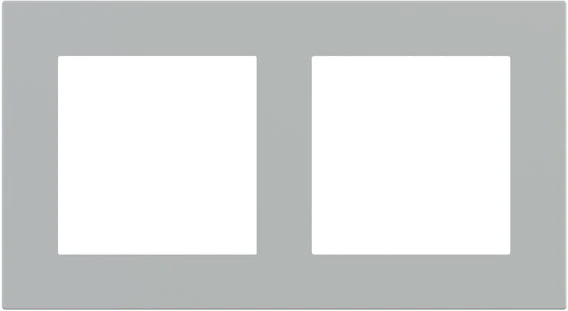 Рамка 2х 55x55 Deep FF/Linea71/20Venti Fenix Grey Ephesus EKINEX