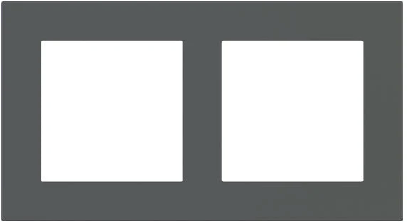 Рамка 2х 55x55 Deep FF/Linea71/20Venti Fenix Grey Bromine EKINEX