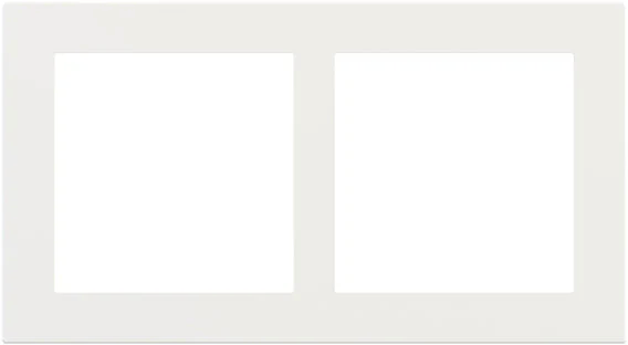 Рамка 2х 60x60 Deep FF/Linea71/20Venti Fenix White Malè EKINEX