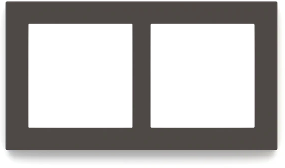 Рамка 2х 60x60 Deep FF/Linea71/20Venti Fenix Cocoa Orinoco EKINEX