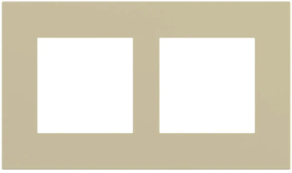 Рамка 2х 55x55 Surface Linea71/20Venti Fenix Beige Luxor EKINEX