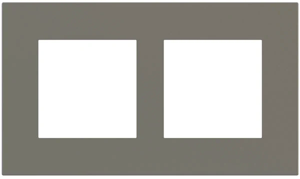 Рамка 2х 55x55 Surface Linea71/20Venti Fenix Grey London EKINEX