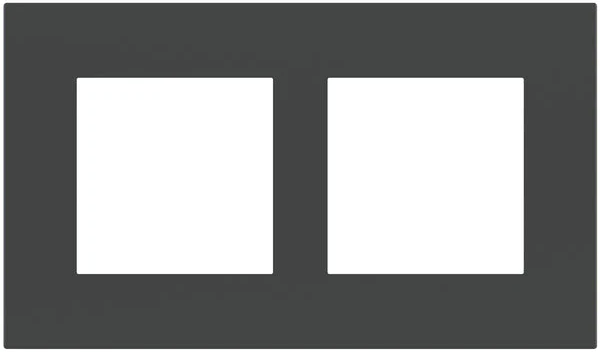 Рамка 2х 55x55 Surface Linea71/20Venti Fenix Grey Bromine EKINEX