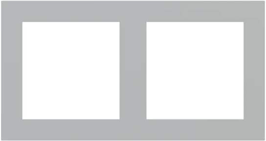 Рамка 2х 55x55 FF/Linea71 Fenix Grey Ephesus EKINEX
