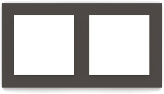 Рамка 2х 55x55 FF/Linea71 Fenix Cocoa Orinoco EKINEX