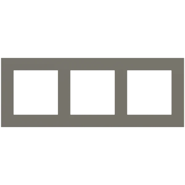 Рамка 3х 55x55 Deep FF/Linea71/20Venti Fenix Grey London EKINEX