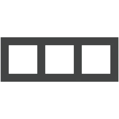 Рамка 3х 55x55 Deep FF/Linea71/20Venti Fenix Grey Bromine EKINEX