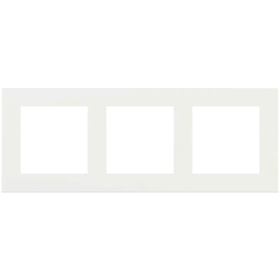 Рамка 3х 55x55 Deep FF/Linea71/20Venti Fenix White Malè EKINEX