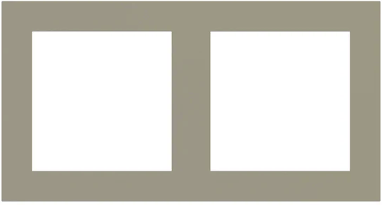 Рамка 2х 55x55 FF/Linea71 Fenix Beaver Ottawa EKINEX