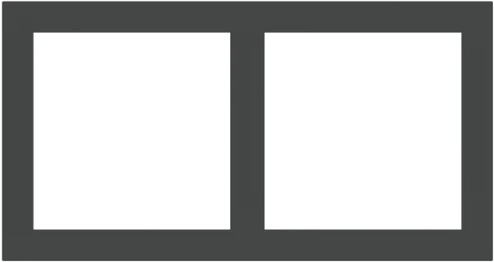 Рамка 2х 60x60 FF/Linea71 Fenix Grey Bromine EKINEX