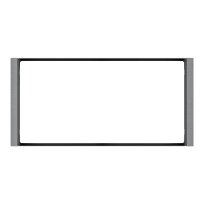 Рамка 2х 80x80 Flank FF Metal Titanium EKINEX