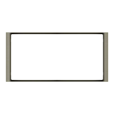 Рамка 2х 80x80 Flank FF Metal Nickel EKINEX