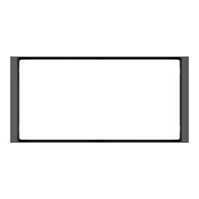 Рамка 2х 80x80 Flank FF Metal Carbon EKINEX