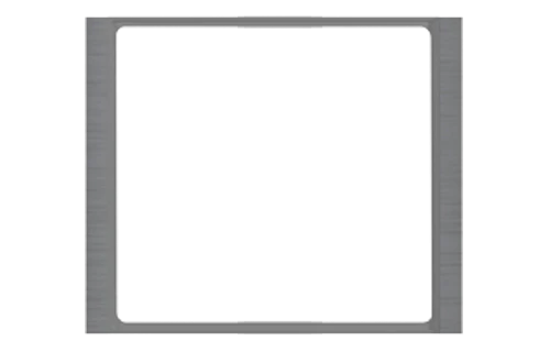 Рамка 1х 80x80 Flank FF Metal Titanium EKINEX