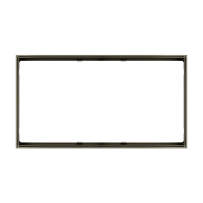 Рамка 2х 80x80 Form FF Metal Nickel EKINEX