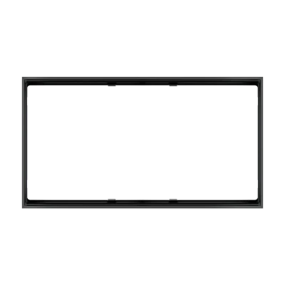 Рамка 2х 80x80 Form FF Metal Carbon EKINEX